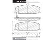 Centric Parts 102.12860 102 Series Semi Metallic Standard Brake Pad