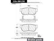 Stoptech 103.08130 Brake Pad Ceramic