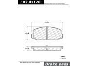 Centric Parts 102.01120 102 Series Semi Metallic Standard Brake Pad
