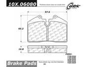 Centric Parts 102.06080 102 Series Semi Metallic Standard Brake Pad