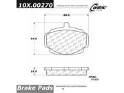 Centric Parts 102.00270 102 Series Semi Metallic Standard Brake Pad
