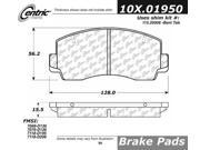 Centric Parts 102.01950 102 Series Semi Metallic Standard Brake Pad