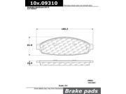 Stoptech 103.09310 Brake Pad Ceramic