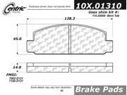 Centric Parts 102.01310 102 Series Semi Metallic Standard Brake Pad