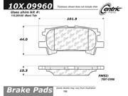 Centric Parts 102.09960 102 Series Semi Metallic Standard Brake Pad