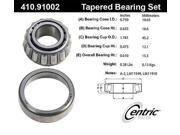 Centric 410.91002E Standard Wheel Bearing