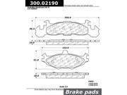R1Concepts 30002190 Centric Parts 300.02190 Semi Metallic Brake Pad With Shim
