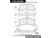 Centric Parts 102.02400 102 Series Semi Metallic Standard Brake Pad