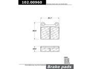 Centric Parts 102.00960 102 Series Semi Metallic Standard Brake Pad