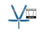 G Force 7100Bu Blue 5 Point Pull Up Camlock Individual Shoulder Harness Set