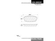 Centric Parts 102.08920 102 Series Semi Metallic Standard Brake Pad