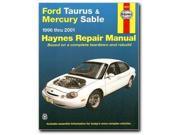 Haynes Manuals 36075 Taurus Sable 1996 2001