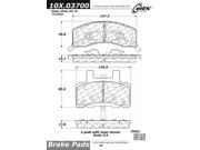 Centric Parts 102.03700 102 Series Semi Metallic Standard Brake Pad