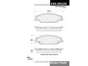 Centric Parts 102.09220 102 Series Semi Metallic Standard Brake Pad