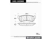 Centric Parts 102.10360 102 Series Semi Metallic Standard Brake Pad