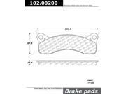 Centric Parts 102.00200 102 Series Semi Metallic Standard Brake Pad