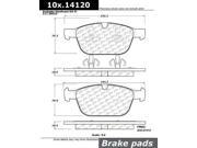 Stoptech 103.14120 Brake Pad Ceramic