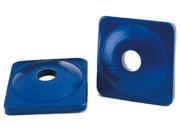 Woodys Aluminum Square Support Plates Blue 5 16In. Thread 24Pk. Asw2 3795