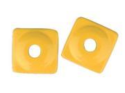 Woodys Aluminum Square Support Plates Yellow 5 16In. Thread Asw2 3800 C