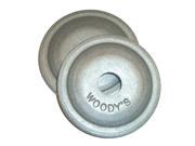 Woodys Round Aluminum Support Plates Natural 5 16In. Thread Awa 3775 C