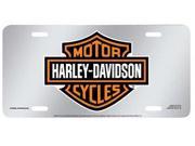 Harley Davidson 1901 Acrylic Mirror Tag Orange Bar Shield