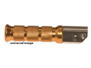 Emgo 50 11280 Gold Anodized Aluminum Rear Round Foot Pegs