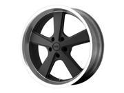 Wheel Pros Vn70189012435 Kmc Km701 18X9 Gray Wheel Rim 5X4.5 With A 35Mm Offse