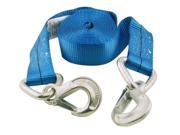 Erickson 09301 Blue 2 X 20 Tow Strap With Forged Safety Snap Hook