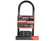 Trimax Max601 4 1 8 X 11 Medium Security Bicycle U Shackle With 14 Mm Shackle