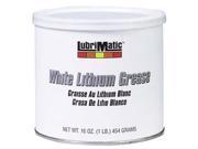 Lubrimatic 11350 White Lithium Grease 16Oz Tub