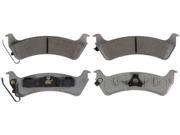 Disc Brake Pad ThermoQuiet Rear Wagner PD666 fits 97 98 Jeep Grand Cherokee