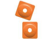 Woodys Aluminum Square Support Plates Orange 5 16In. Thread Asw2 3805 C
