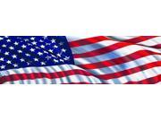 Vantage Point 010082L American Flag In The Wind Rear Window Decal