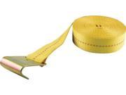 Erickson 58600 Yellow 2 X 30 Winch Strap With Flat Hook