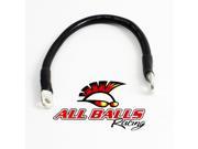 All Balls 78 112 1 Battery Cable 12in. Black