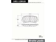 Centric Parts 102.12810 102 Series Semi Metallic Standard Brake Pad