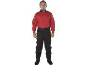 G Force 4125Lrgrd Gf 125 Red Large Single Layer Racing Suit