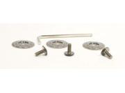 Zox Plastic Chrome Screw Kit Roost