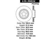 StopTech 125.39034 Premium High-Carbon Rotor Fits 03-12 XC90 StopTech 125.39034 Premium High-Carbon Rotor Fits 03-12 XC90