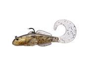 LiveTarget Lures GOB80ST606 Goby Single Tail 3 1 4 Natural Gold