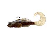 LiveTarget Lures GOB80ST607 Goby Single Tail 3 1 4 Brown Pumpkin