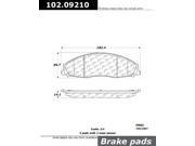 Centric Parts 102.09210 102 Series Semi Metallic Standard Brake Pad
