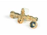 Camco 59113 Propane Brass Tee With 4 Port