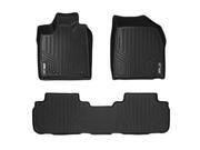 MAXFLOORMAT All Weather Floor Mats Liner (2 row) Set for HIGHLANDER Hybrid Black MAXFLOORMAT All Weather Floor Mats Liner (2 row) Set for HIGHLANDER Hybrid Black