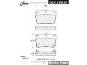 Centric Parts 102.10510 102 Series Semi Metallic Standard Brake Pad