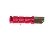 Emgo 50 11222A Red Anodized Aluminum Front Slash Cut Foot Pegs