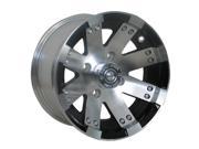 Vision Wheel 158128136Bw2 Vision Aluminum Wheel 158 Buckshot Black 12X8