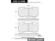 Centric Parts 102.11190 102 Series Semi Metallic Standard Brake Pad