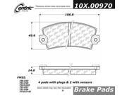Centric Parts 102.00970 102 Series Semi Metallic Standard Brake Pad