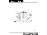 Centric Parts 102.11790 102 Series Semi Metallic Standard Brake Pad